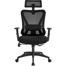 Ergonomic Office Chair Computer Desk Chair High Back Adjustable Chair Black