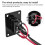 Button Rocker Toggle  Self Reset 6 Pin 3 Position /Down Power Transfer with Plate & Waterproof Cap 5