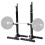 Squat Rack Stand Olympic Barbell Rack Bench Support Free Press Gym Workout Black 1
