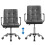 Leather Office Chair Adjustable Computer Desk Chair with Arms Home Study Work 5