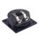 20X Square Shape Double Binding Post Type Speaker Box Terminal Cup Black 5