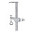 1Pc Metal Beach Patio Umbrella Clamp Quick Mount Rust-Resistant Parasol Holder 1
