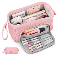 Large Pencil Cases for Girls Super Big Pencil Case for Women Zipper Smoothy Duarable School Pen Pouch Holder Duarable for Teen