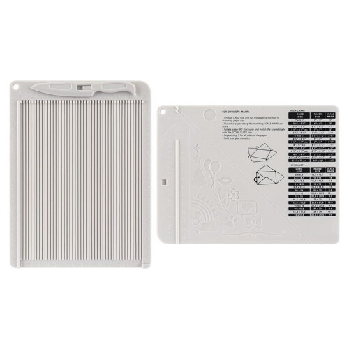 Score Board Multi-Purpose Scoring Board Envelope Maker with Bone Folder and Guide Scoring Board 1