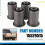 For  Silverado 1500 1999-2017 Leaf Spring Shackle Bushing Rear Suspension Spring Bushing 15529515 4pcs 5