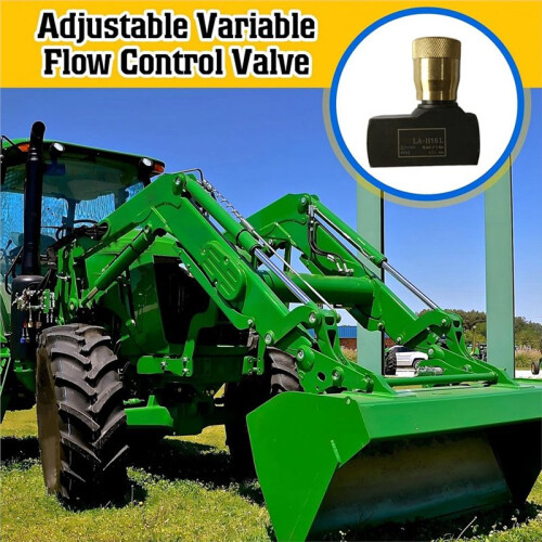 1/2 Inch Npt  Hydraulic Flows Control Needle Valve,Single Direction with Precise Flows Adjustment 2