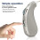 Rechargeable Digital Hearing Aid Sound Voice Amplifier Behind Ear Adjustable 3