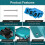 Power Wheel Adapter  Compatible With Makita 18V LXT Battery 4