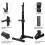 Squat Rack Stand Olympic Barbell Rack Bench Support Free Press Gym Workout Black 4