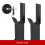 Squat Rack Stand Olympic Barbell Rack Bench Support Free Press Gym Workout Black 5