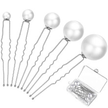 18 stuks bruidsparel haarspelden met strasssteentjes, haaraccessoires voor bruid, bruidsmeisjes, vrouwen en meisjes (zilver)