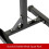 Squat Rack Stand Olympic Barbell Rack Bench Support Free Press Gym Workout Black 9