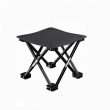 Silla plegable de exterior, silla de descanso portátil con respaldo, silla de pesca, equipo de camping para viajes en coche,