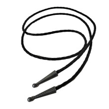 Säädettävät Bolo Tie -askartelusarjat Bolo Tie PU -naru metallikartiolla korujen personointiin, askarteluprojektien tarvikkee
