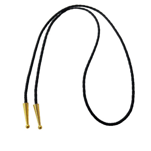 Ρυθμιζόμενα κιτ χειροτεχνίας Bolo Tie PU με μεταλλικό κρεμαστό κόσμημα κώ