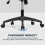 Ergonomic Home Office Chair Mesh Chair with Back Support Armrests for Work Black 11
