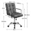Leather Office Chair Adjustable Computer Desk Chair with Arms Home Study Work 3