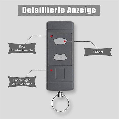 τηλεχειριστήρια Hormann HSE2-40, HS4-40, HSM4-40 για γκαραζόπορτα, χειροκίνητο χει 2