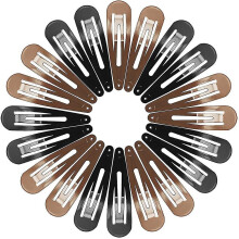 Large Snap Hair Clips, 40 Pcs 2.8 Inch Long Non Slip Metal Hair Clips For Women