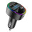 Car MP3 Player Bluetooth Handsfree Call USB Card Lighter Car FM FM Transmitter Knob with Atmosphere Light 1