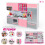 Kids Play Kitchen Toy Plastic Simulation Multifunctional Toddler Kitchen Playset for Home 1