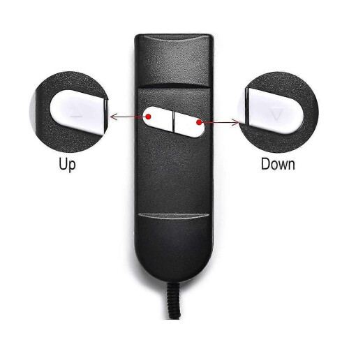 Télécommande de remplacement pour fauteuil releveur, télécommande électrique 5 broches 2 boutons pour fauteuil inclinable Oki 2