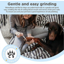 Sanfte und schmerzfreie Nagelfeile für Krallen und Pfoten, perfekt für Hunde, Katzen und Vögel, ideales Pflegewerkzeug für Ha