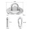 Ceiling Hook Wall Mount Hook For Hanging Hammock 2