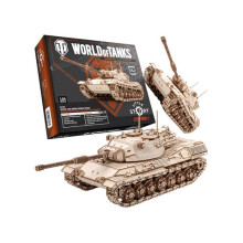 Véhicule à construire - LITTLE STORY - World of Tanks Panzer - Bois découpé laser - Sans colle - Code bonus World of Tanks