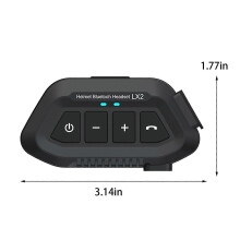 Bluetooth 5.0 motorhelm Bluetooth headset integraalhelm/helm helm/helm headset met groot bereik