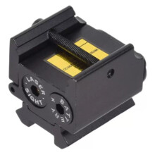 Mirino laser tattico rosso/verde con luce di segnalazione – 20 mm, regolabile multidirezionale, resistente agli urti, per us