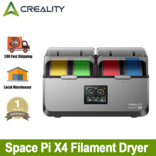 Creality Space Pi X4, Séchoir de filament pour imprimante 3D, Double chambre de séchage indépendante, Jusqu'à 85C