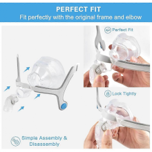 2 Pack Replacement Nasal Cushion Compatible With ResMed Airfit N20 Medium, Replacement Nasal CPAP Mask Cushion -H