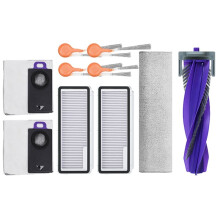 Accessories for Flow 2 (Water Tank Version) Main Side Brush Mop Cloths Filter Dust Bag Replacement Spare Parts