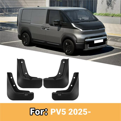 Car Mudguard Mud Flaps Guard  Flap Mudguards for  PV5 2025-2026 Front Rear Mudguard 2