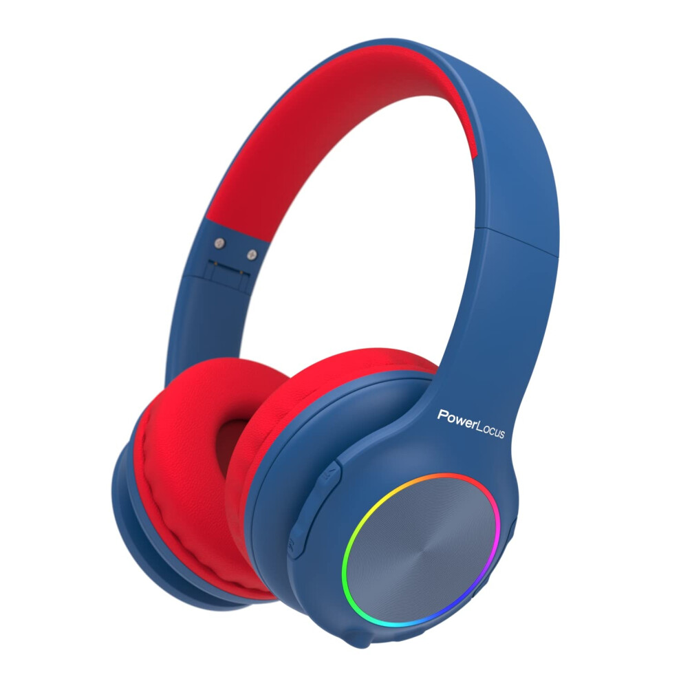 Kids Headphones, Bluetooth Headphones Over Ear For Kids, Led Lights, 74/85/94Db Safe Volume Limit Headphone, Micro Sd/Tf, Foldable With Hi-Fi Stereo, 5060650756851