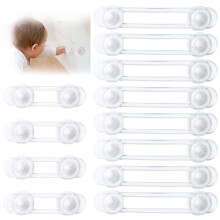 Baby Cupboard Block, 4K Baby Safety Door Cupboard Window Lock, Child Safety Locks for Applying to Drawers, Fridge, Home Safety Protection (4 + 8