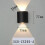 (1 Led)Applique murale extérieure moderne à LED pour cour et chemin d'éclairage 1