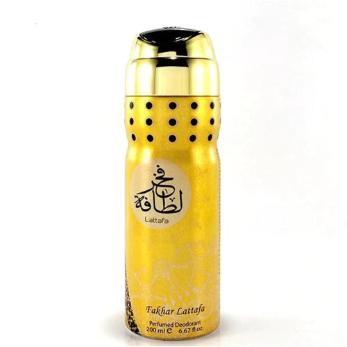 LATTAFA Lattafa Afkaar Perfumed Deodorant Spray, 6.7 Ounce (Unisex)