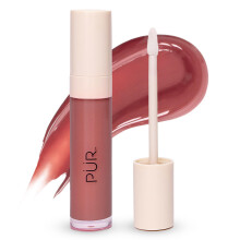 PR MINERALS Glanzende Lip Tinte, Plumping Getinte Lipolie, Hibiscus Spritz (Diep Nude) - Hydrateert & Volumtiseert