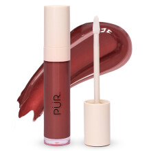 PR MINERALS Brillo Labial Tinte, Aceite Labial Tinte Voluminizador, Blackberry Smash (Baya Profunda)