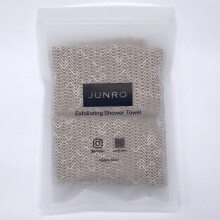 JUNRO (2 Pack) Exfoliating Shower Towel - Korean Mugwort Fabric Exfoliating Washcloth for All Skin Types - Made in Korea
