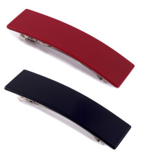 2 Pcs Large Hair Barrettes for Women Retro French Design Hair Barrettes Vintage Elegant Hair Clips for Thin Fine Thick Hair