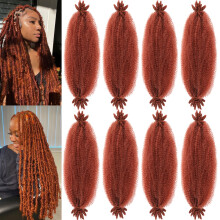 Springy Afro Twist Haar 24 Zoll Marley Twist Flecht Haar 8 Packs