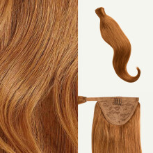 Luxy 100% Remy Echthaar, Clip-In Pferdeschwanzverlängerung, Einteilig, 120 Gramm, 2
