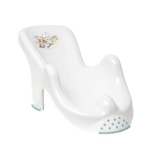 Disney Winnie the Pooh Anatomical Baby Bath Seat, for 0 to 6 Months, Anti-Slip Rubber Feet, Leon, White