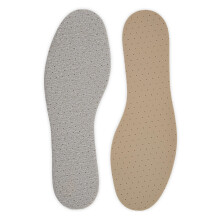 Dry Cotton Insoles - Barefoot Soles for Freshness & Comfort, Soft Terry Cloth Insoles for Summer, Washable, for Adults, 1 Pair - UK 9/10-42/43 EUR