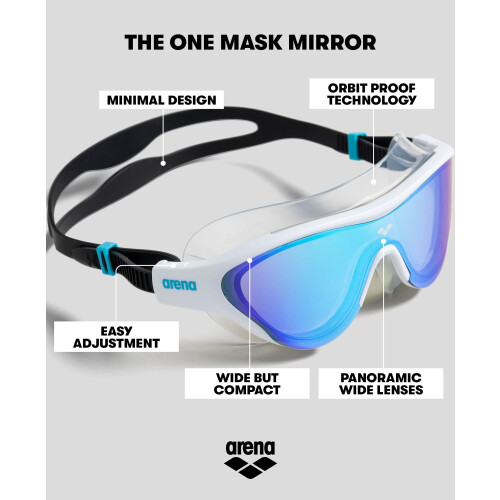 Arena Unisex The One Mirror Swim Mask 1