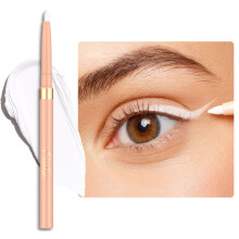Oulac Weißer Eyeliner Stift, Wasserfest, Langanhaltend, Vegan & Ohne Tierversuche, 13 Weiße Wellen