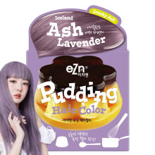 eZn Pudding Haarverf voor Gevoelige Huid - (Ash Lavender) | Geen Druppels, Ammonia-Vrij, Semi-Permanente Kleur